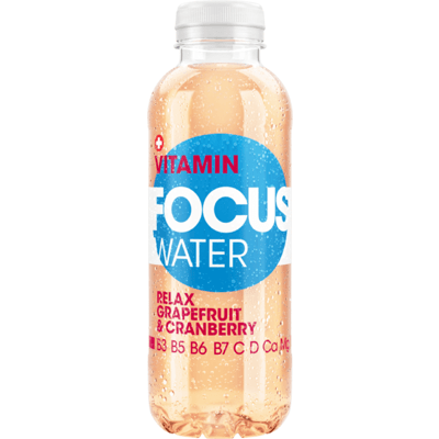 Focus Water relax grapefruit & cranberry