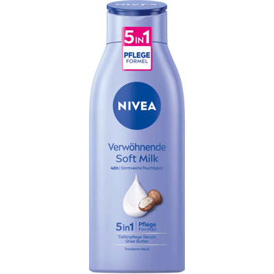 Nivea body milk soft 5 in 1 care formula 400 ml