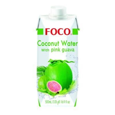 Foco Kokosnusswasser mit Pink Guave 50 cl