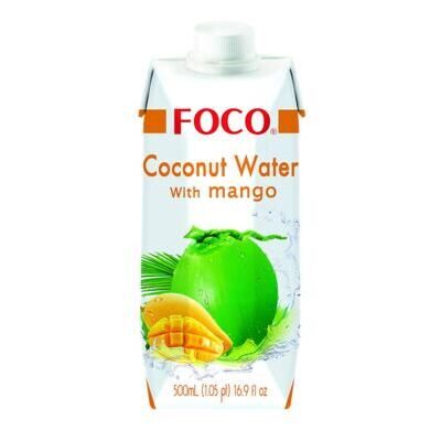 Foco Kokosnusswasser mit Mango 50 cl