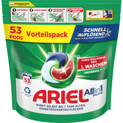 Ariel Universalwaschmittel Pods 53 Waschgänge