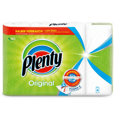 Plenty Haushaltspapier Original 4 Rollen à 45 Blatt