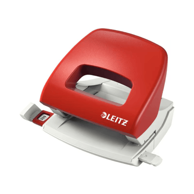 Leitz NeXXt hole punch, 16 sheets, red