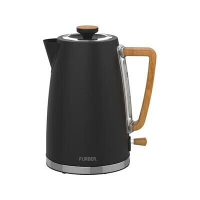 FURBER Wasserkocher Chaplin 1.7 l, Schwarz matt