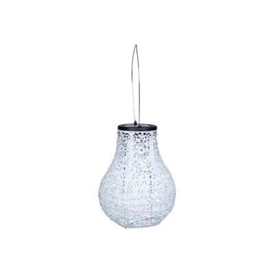 COCON Lampion LED Solar Birne, Hellgrau