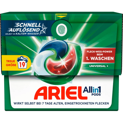 Ariel Universalwaschmittel Pods 19 Waschgänge