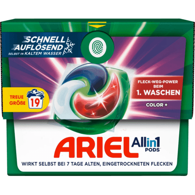 Ariel Colorwaschmittel Pods 19 Waschgänge