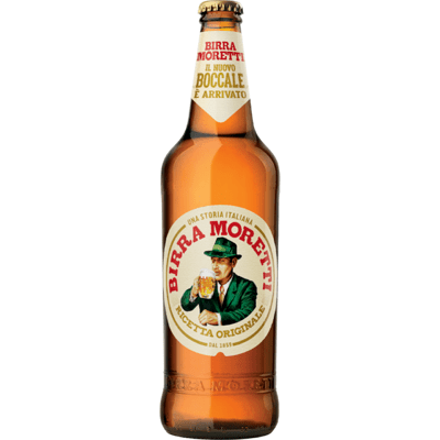 Moretti Bier 33 cl Glas / 4.60%