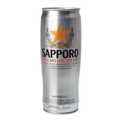 Sapporo Premium Bier Silver Can 65 cl