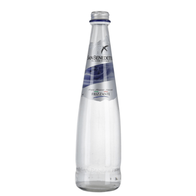 San Benedetto Wasser mit Gas 50 cl Glas