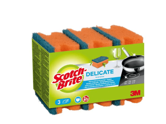 Scotch-Brite Sponge Delicate 3 pieces