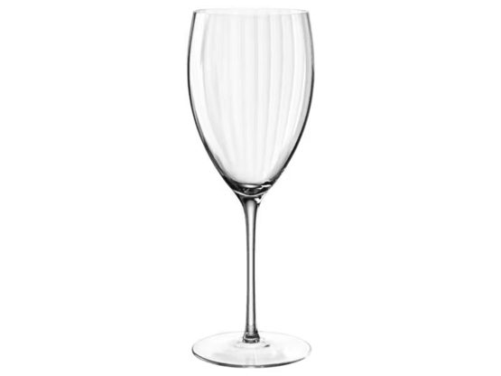 Leonardo white wine glass Poesia