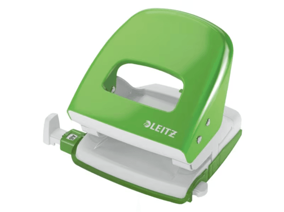 Leitz NeXXt metal hole punch, 30 sheets, light green