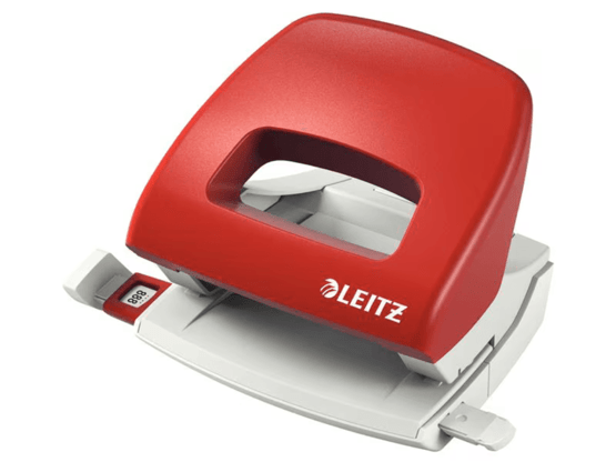 Leitz NeXXt hole punch, 16 sheets, red