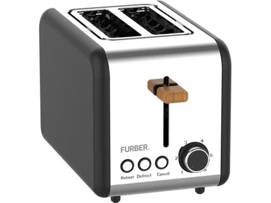 FURBER Toaster Chaplin Schwarz matt