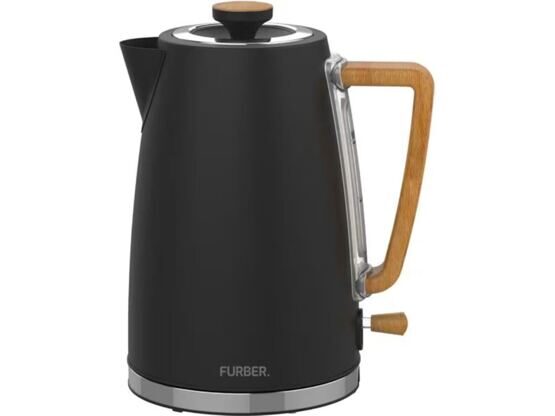 FURBER Wasserkocher Chaplin 1.7 l, Schwarz matt