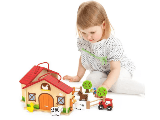 Viga activity toy farm set.