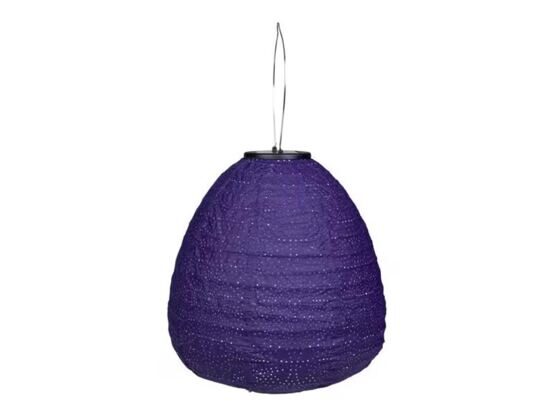 COCON Lampion LED Dôme solaire, violet foncé