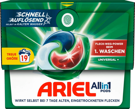 Ariel Universalwaschmittel Pods 19 Waschgänge