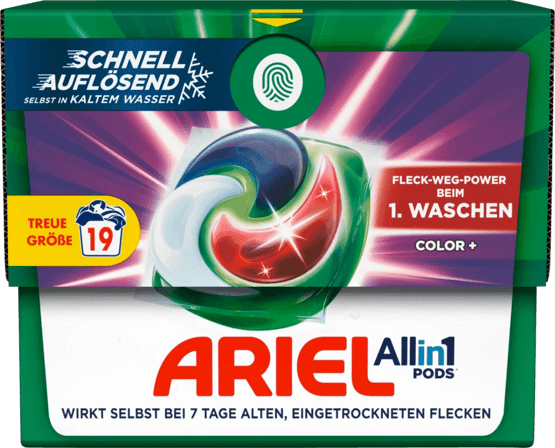 Ariel Colorwaschmittel Pods 19 Waschgänge