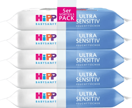 Hipp lingettes ultra sensitives 5x48 pcs.