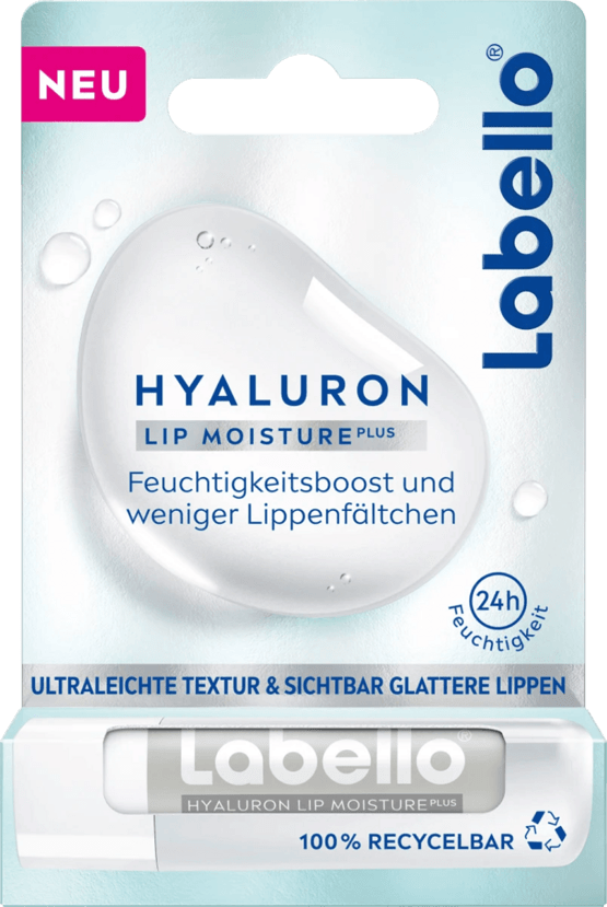 Labello Lip Balm Hyaluron Moisture Clear, 4.8 g