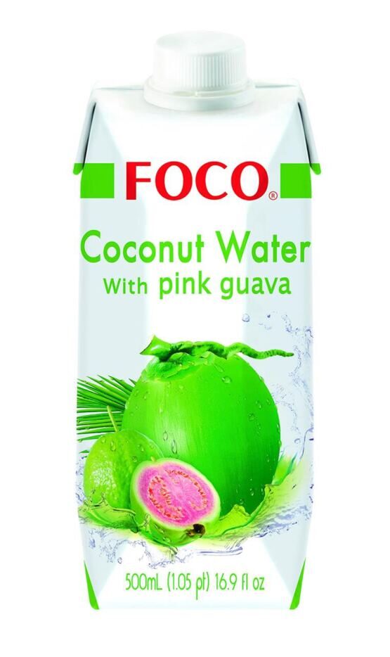 Foco Kokosnusswasser mit Pink Guave 50 cl